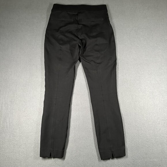 Spanx Pants Womens Small Black High Rise Stretch Skinny Jeggings Pull On Slit - Picture 9 of 10